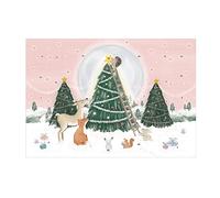 Animals Trees Fairytale Animals 350 x 245 mm Caltime Traditional Advent Calendar
