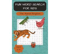 Animals Word Search Puzzle Book: Word searches for kids with easy to read print about animals found in the farm, zoo, sea, jungle or forest. It also ... 38 pages, 18 puzzles. Gift for children.