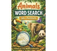 Animals Word Search Puzzle Book: Word Searches with Easy to Read Print about All Classes of the Animal Kingdom from Mammals to Fish to Insects and ... Gift for Vacations, Holidays, and Free Time