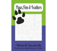 Animal's Word Search Puzzle Book: Word Searches with Easy to Read Print About Animals, Cats, Whales & So much More|6x9 inches, 110 pages|50+ Puzzles.... Gift for Vacations, Holidays, and Free time!
