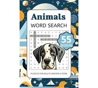 Animals Word Search Puzzle Book: Word Searches with Easy to Read Print About Animals, Migration, Nature and More. | 6x9 inches, 110 ... For Vacations, Holidays and Free Time