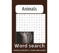 Animals Word Search Puzzle Book: Word Searches with Easy to Read Print about Animals, Wild Animals, Domestic animals and Moore | 6X9 inches, 110 pages ... Holidays and Help kids Leard easier