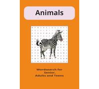 Animals Word Search Puzzle Book: Word Searches with Easy to Read Print about Brain Games Animals, Nature, Wildlife & More, | 6x9 inches, 110 pages, | 50 + Puzzles with Answers|