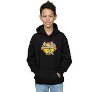 Animaniacs Boys Logo Crest Hoodie Black 9-11 Years