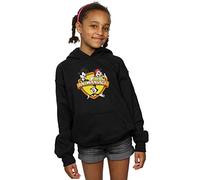 Animaniacs Girls Logo Crest Hoodie Black 12-13 Years