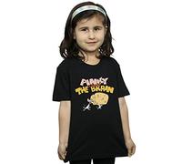 Animaniacs Girls Pinky and The Brain Cheese Head T-Shirt Black 3-4 Years