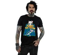 Animaniacs Men's Pinky And The Brain Laboratory T-Shirt Black X-Large