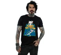 Animaniacs Men's Pinky & The Brain Laboratory T-Shirt in Black | Size: Medium Animaniacs Black M