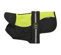 Animate Reflective Underbelly Harness Coat - Hi Viz Black - Size 51cm