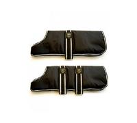 Animate Padded Waterproof Dog Coat, 12-inch, Black