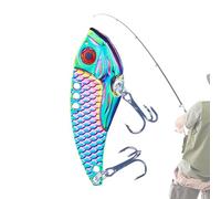 Animated Bass Lure - Multi-Section Articulated Lures for Freshwater or Saltwater Fishing, Attractive Colors, Realistic 3D Eyes, Floating Fishing Baits Imitating the Natural Movement of the Fish, Id