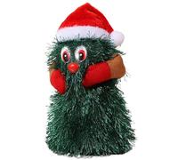 Animated Christmas Decorations, 6.7x4.7" Rotating Christmas Tree, Plastic Singing Dancing Tree with Music for xmas Party Favor Kids Gifts, Small