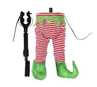 Animated Christmas Decorations | Legs Christmas Tree Decoration | Creative Santa Kicking Tree Shaking Feet Hanging Ornament | Fake Leg Decorative for Holiday Decor
