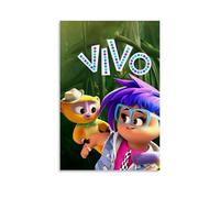 Animated Musical Comedy-adventure Vivo Vintage Movie Canvas Wall Art Living Modern Family Bedroom Music Movie Cartoon Poster 16x24inch(40x60cm) Unframe-style