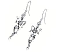 Animated Skull Ear Jewelry Trendy Unisex Designs Suitable For Themed Parties And Casual Outfits Gothic Jewelry Accessories