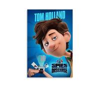 Animated Spy Comedy Spies in Disguise Vintage Movie Canvas Wall Art Living Modern Family Bedroom Music Movie Cartoon Poster 08x12inch(20x30cm) Unframe-style