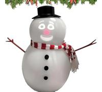 Animated Talking Snowman - Animated Christmas Decorations, Singing Blinking Frostbite Style Interactive Snowman, Plug & Play Christmas Decoration for Home, Party & Holiday Displays