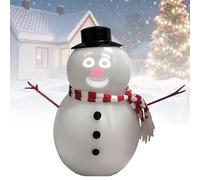 Animated Talking Snowman - Animated Christmas Decorations, Singing Blinking Frostbite Style Interactive Snowman, Plug & Play Christmas Decoration for Home, Party & Holiday Displays 30CM
