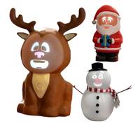 Animated Talking Snowman, Interactive Christmas Decor with Built-in Projector & Speaker - Singing Wink Snowman Christmas Decorations & Gift
