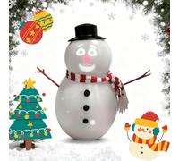 Animated Talking Snowman Singing, Talking Animated Blink Snowman with Built in Projector & Speaker Plug'n Play, Talking Snowmans with Three Buttons on The Body