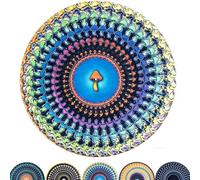 Animated Zoetrope Slipmat, 12″Optical Illusion Turntable Mat, Animated Vinyl Slipmat Vinyl Record Pad With Zoetrope Motion Effect for DJs, Vinyl Collectors (Model B) (B)