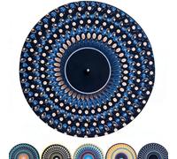 Animated Zoetrope Slipmat, 12″Optical Illusion Turntable Mat, Animated Vinyl Slipmat Vinyl Record Pad With Zoetrope Motion Effect for DJs, Vinyl Collectors(Model A) (A)