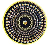 Animated Zoetrope Slipmat, 12″Optical Illusion Turntable Mat, Animated Vinyl Slipmat Vinyl Record Pad With Zoetrope Motion Effect for DJs, Vinyl Collectors (Model D) (D)