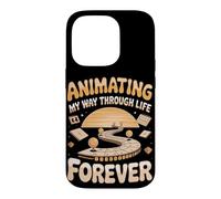 Animating my Way Through Life Forever Case for iPhone 14 Pro