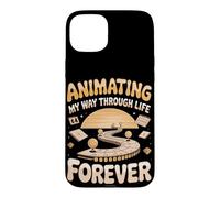 Animating my Way Through Life Forever Case for iPhone 15 Plus