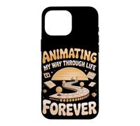 Animating my Way Through Life Forever Case for iPhone 16 Pro Max