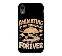 Animating my Way Through Life Forever Case for iPhone XR