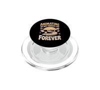 Animating my Way Through Life Forever PopSockets PopGrip for MagSafe