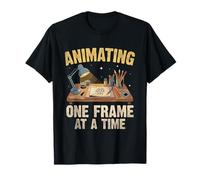 Animating One Frame At A Time Animation Draw Sketch Animate T-Shirt