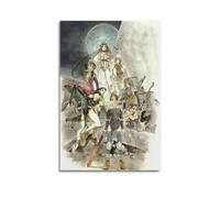 Animation Double Realm Poster Poster Decorative Painting Canvas Wall Posters And Art Picture Print Modern Family Bedroom Decor Posters 08x12inch(20x30cm)