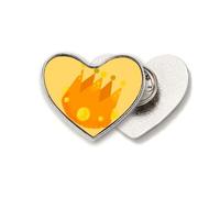animation grstephanie Heart Metal Pin Brooch Clip Love