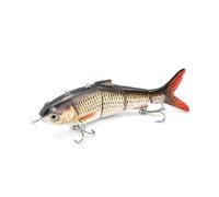 Animation Lure - Robot Swimbait, Bionic Swimming Lure | USB Rechargeable Self Swimming Realistic Electric Fishing Bait for Freshwater and Salt Water, Automatic Swimming Fish Lure for Busttrout Pike