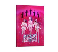Animation Music Movie K-Pop Demon Hunters Poster (24) Canvas Wall Art Poster Decorative Modern Home Print Picture Artworks Posters 16x24inch(40x60cm)