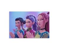 Animation Music Movie K-Pop Demon Hunters Poster (34) Wall Art Picture Painting Poster Canvas Print Posters Artworks Room Decor 24x36inch(60x90cm)