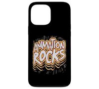 Animation Rocks Comic Style Artistic Creatives Graphic Case for iPhone 13 Pro Max