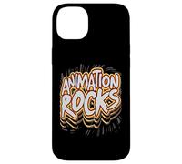 Animation Rocks Comic Style Artistic Creatives Graphic Case for iPhone 14 Plus