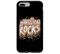 Animation Rocks Comic Style Artistic Creatives Graphic Case for iPhone 7 Plus/8 Plus