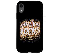 Animation Rocks Comic Style Artistic Creatives Graphic Case for iPhone XR