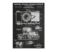 Animato 1936 Camera Vintage Patent Prints Retro Illustrations Poster, Old Blueprint Wall Art Bedroom Home Decor, A3 (Print Only) - 42x29.7cm