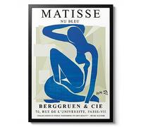 Animato Blue Nude Print, Henri Matisse Poster, Museum Art Exhibition Print, Vintage Modern Minimalist Wall Art, Art Gift Idea, Archival Matte, A2 (Print Only) - 59.4x42cm