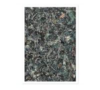 Animato Full Fathom Five Jackson Pollock Print, Abstract Expressionist Splatter Painting Poster, Iconic Art For Modern Interiors, Wall Decor for Home, Office, A4 (Print Only) - 29.7x21cm