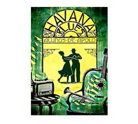 Animato Havana, Cuba Vintage Travel Poster, Retro Tourism Print, Popular Attractions Around The World, Postcard Home Decor, Archival Matte, 50x70cm (Print Only) - 50x70cm