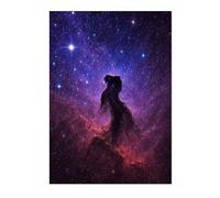Animato Horsehead Nebula - Orion Constellation Hubble Space Poster, Graphic Planets, Stars & Galaxies Art Prints, Sci-fi Bedroom Home Decor, A4 (Print Only) - 29.7x21cm