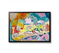 Animato Joy of Life Print, Henri Matisse Poster, Museum Art Exhibition Print, Vintage Modern Minimalist Wall Art, Art Gift Idea, Archival Matte, A3 (Framed) - 42x29.7cm