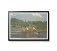 Animato The Biglin Brothers Racing by Thomas Eakins, 1872, Classic Realism Boat Scene, Wall Art Print, Poster, Home Decor Gift, Archival Matte, A3 (Print Only) - 42x29.7cm