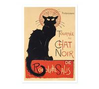 Animato Tournee Du Chat Noir Vintage Advertisment Art Print, Retro Illustration Matchbox Wall Art Poster, Bedroom Home Decor Picture, A5 (Print Only) - 21x14.8cm